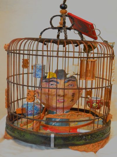 Homage to Caged Chinese American Waiter Sitting in Ashtray